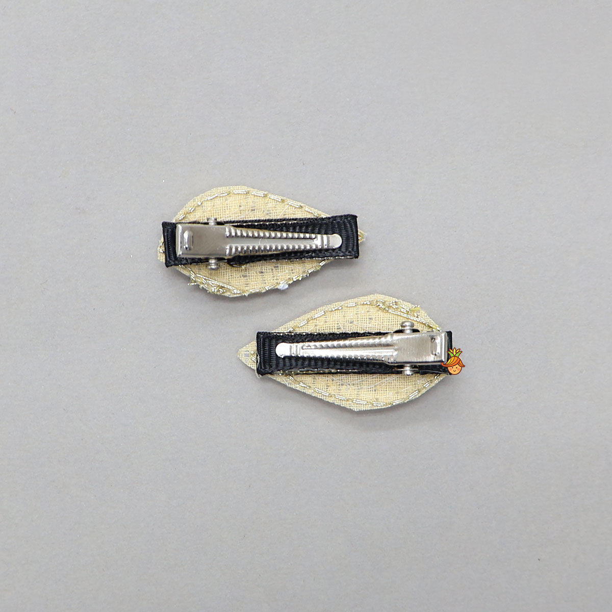 Leaf Shaped Hair Clips - Set Of 2