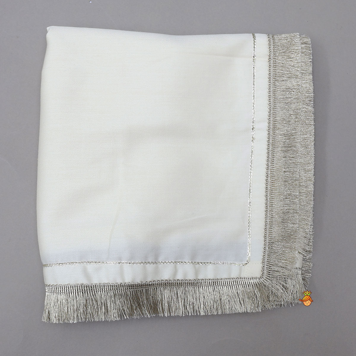 Halter Neck Embellished Top With Matching Jacket And Lehenga With Fringed Dupatta