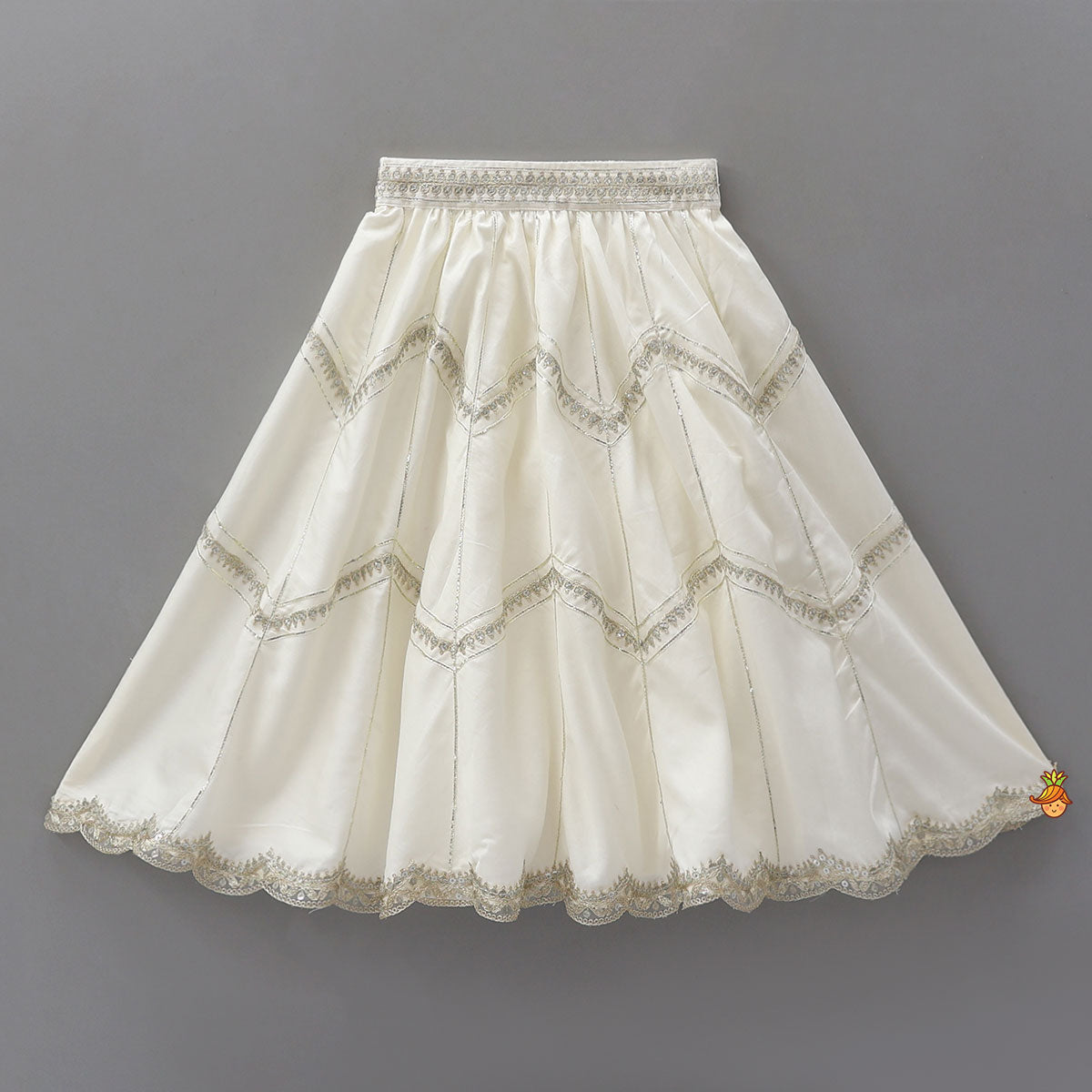 Halter Neck Embellished Top With Matching Jacket And Lehenga With Fringed Dupatta