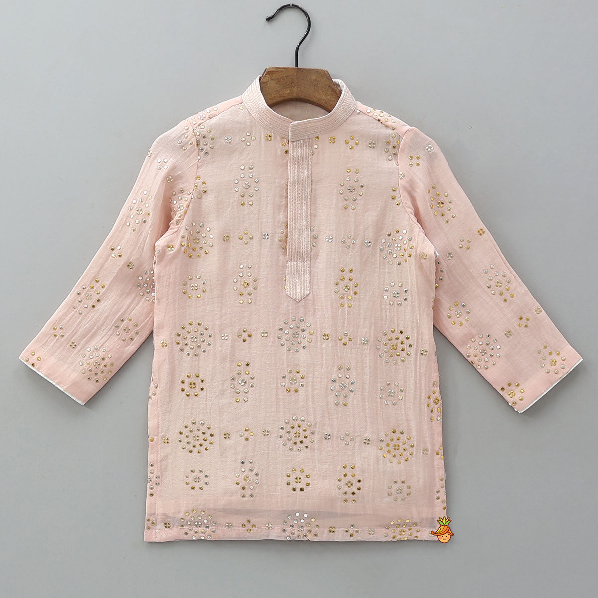 Ethnic Chanderi Kurta And Pyjama