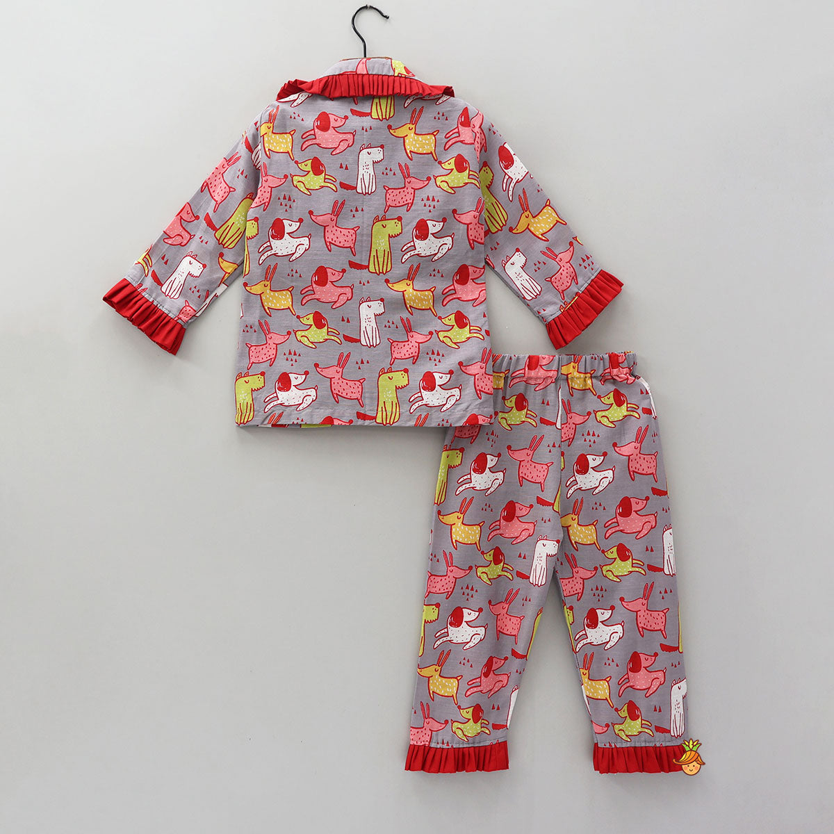 Frill-Detailed Cotton Sleepwear