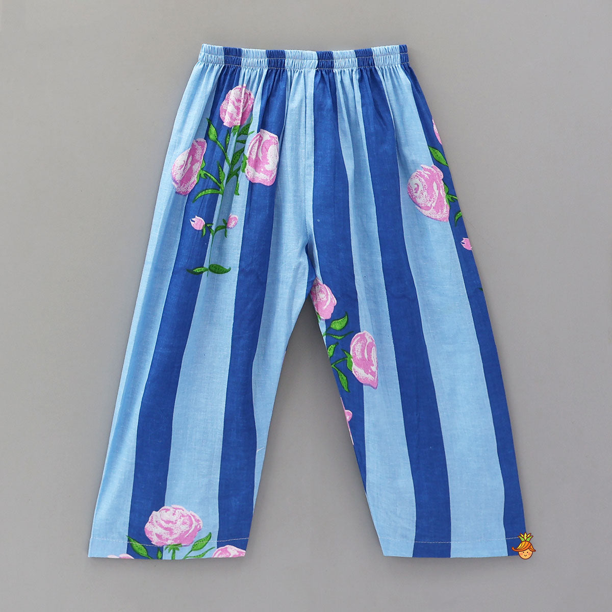 Striped Frilly Top And Pyjama