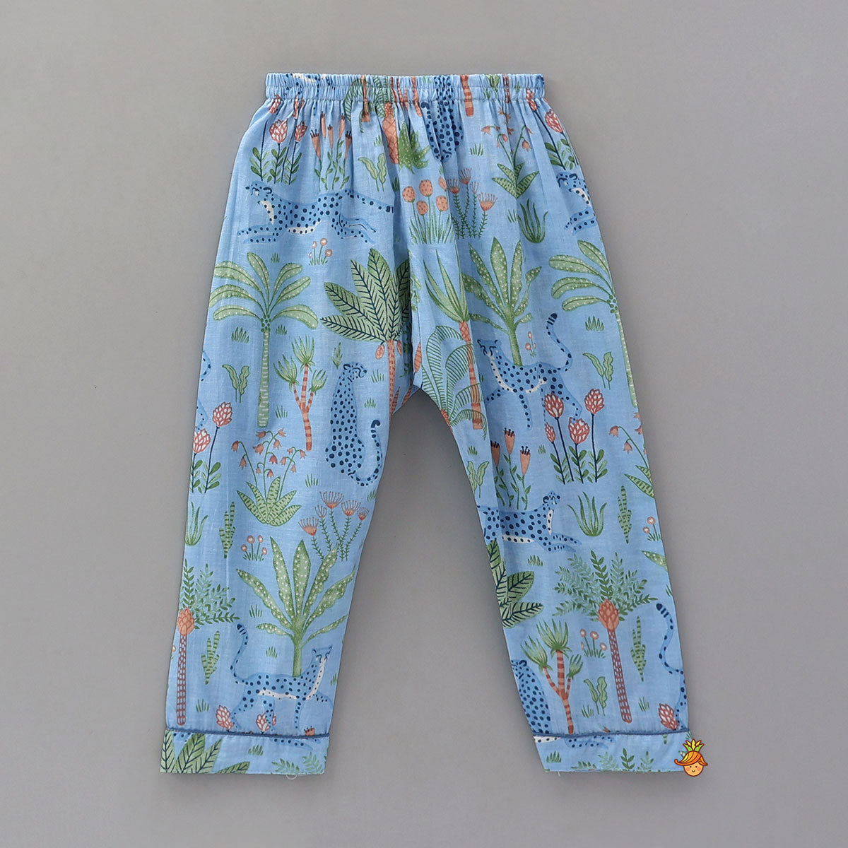 Jungle-Themed Printed Top And Pyjama