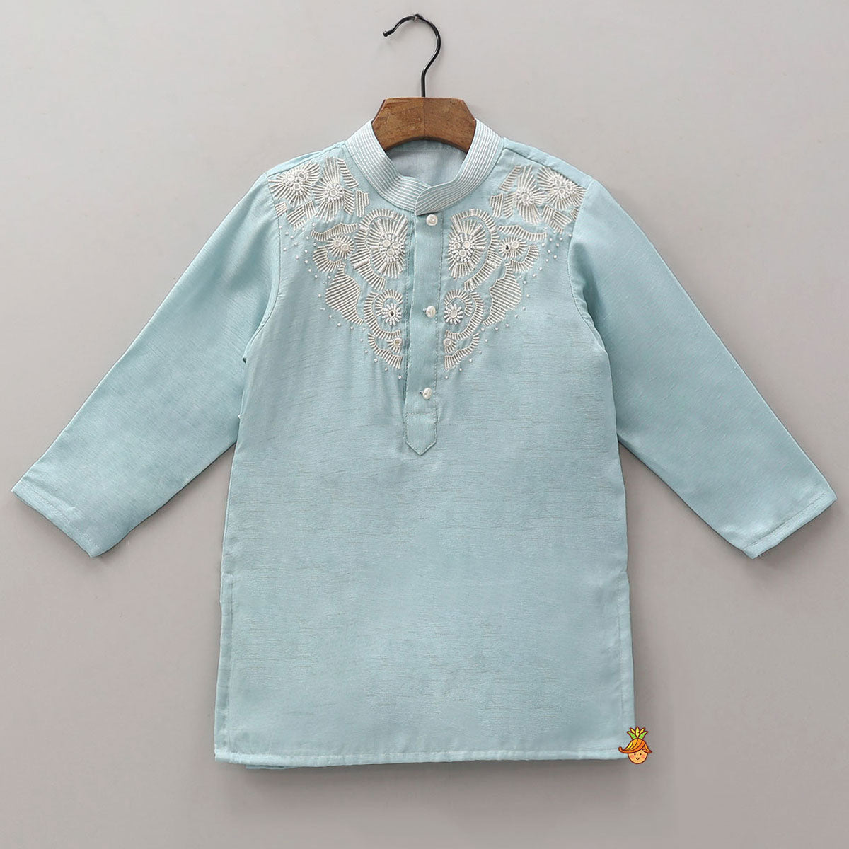 Yoke Embroidered Kurta And Pyjama