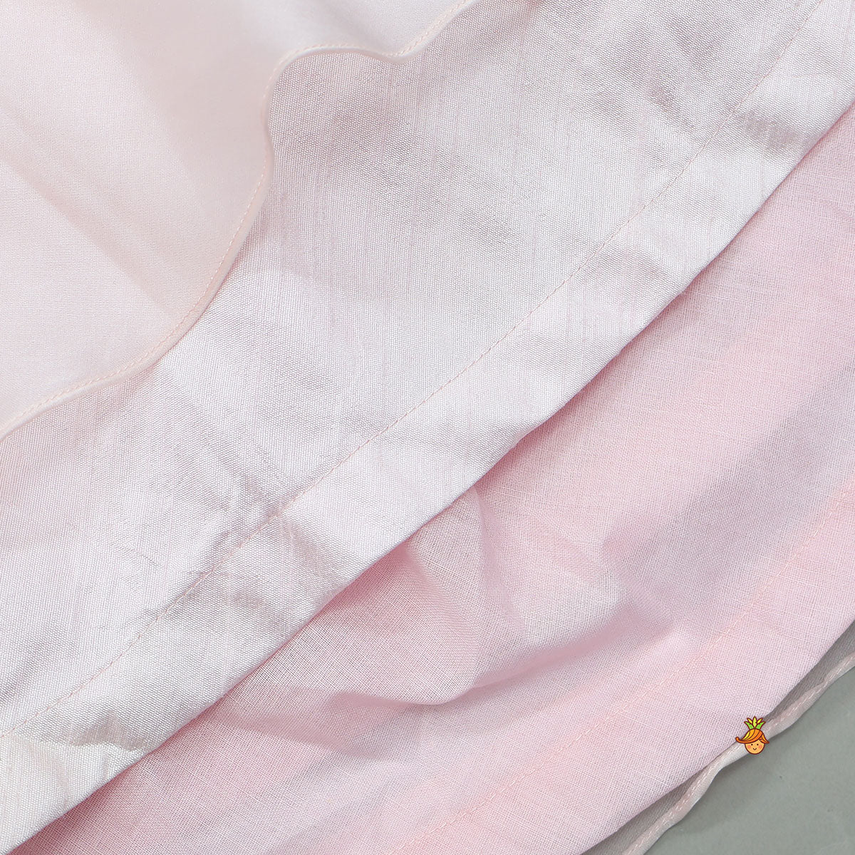 Cape Sleeves Crop Top With Attached Lehenga