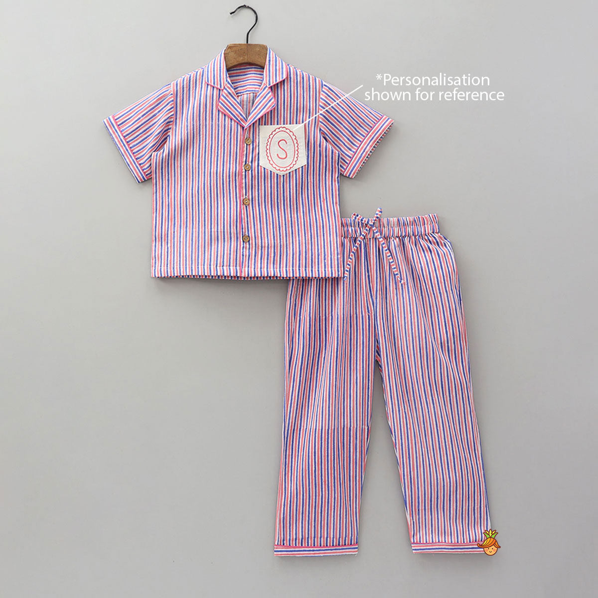 Striped Printed Sleepwear