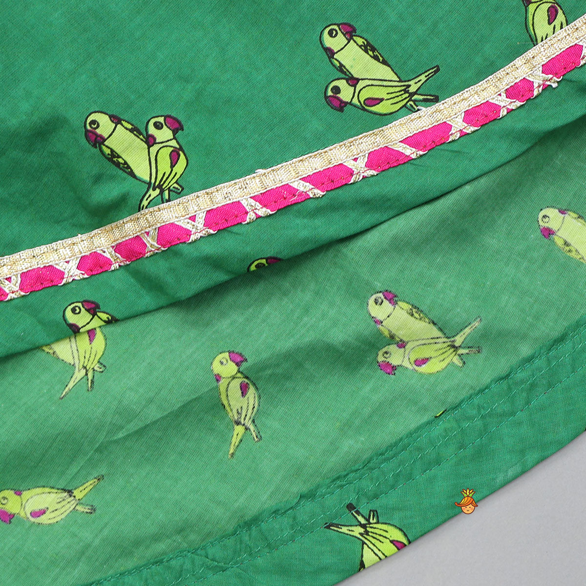 Knot Detail Cotton Kurti And Matching Pant