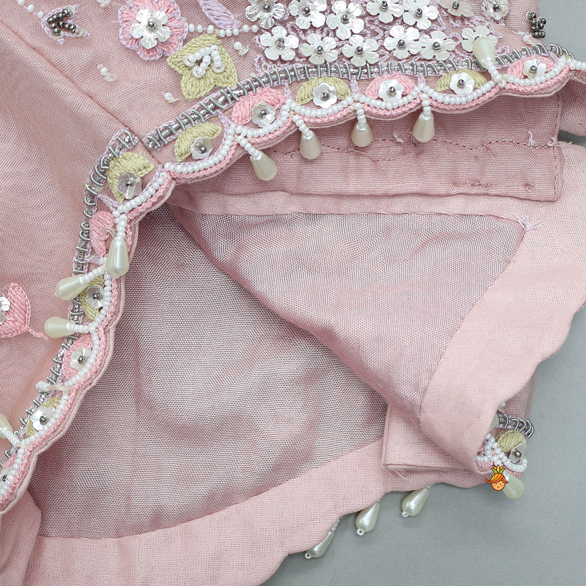 Heavy Embroidered Top And Lehenga With Organza Dupatta