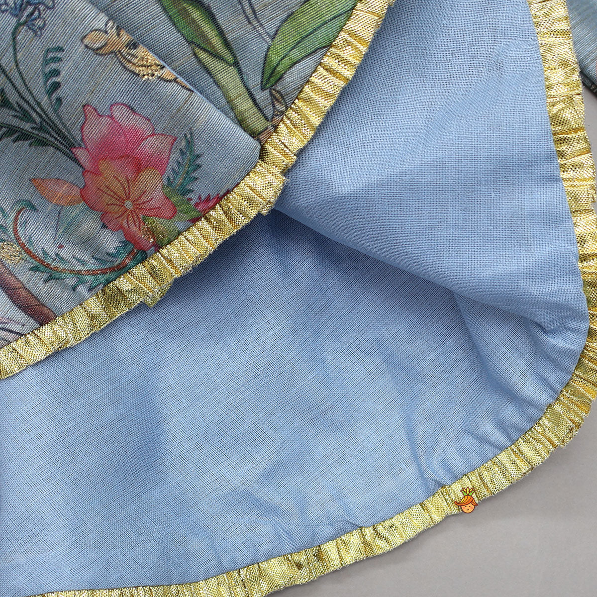 Jacket Style Peplum Top And Flared Palazzo