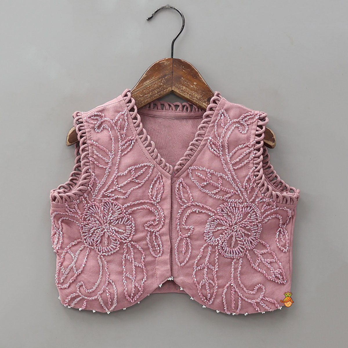 Loop Detail Crop Top And Palazzo