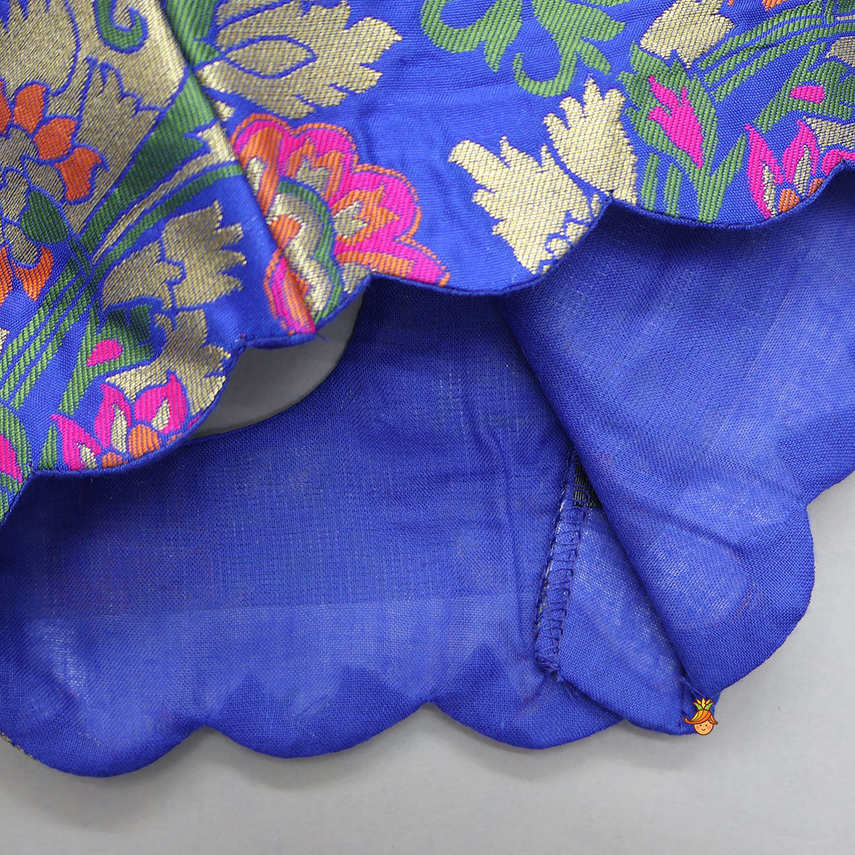 Gorgeous Brocade Crop Top And Lehenga With Matching Dupatta