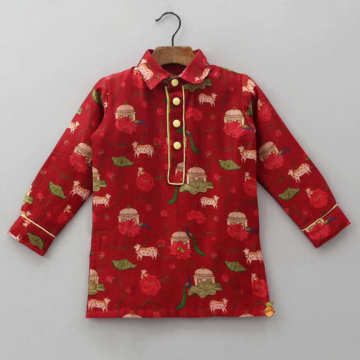 Collar Neck Kurta And Salwar