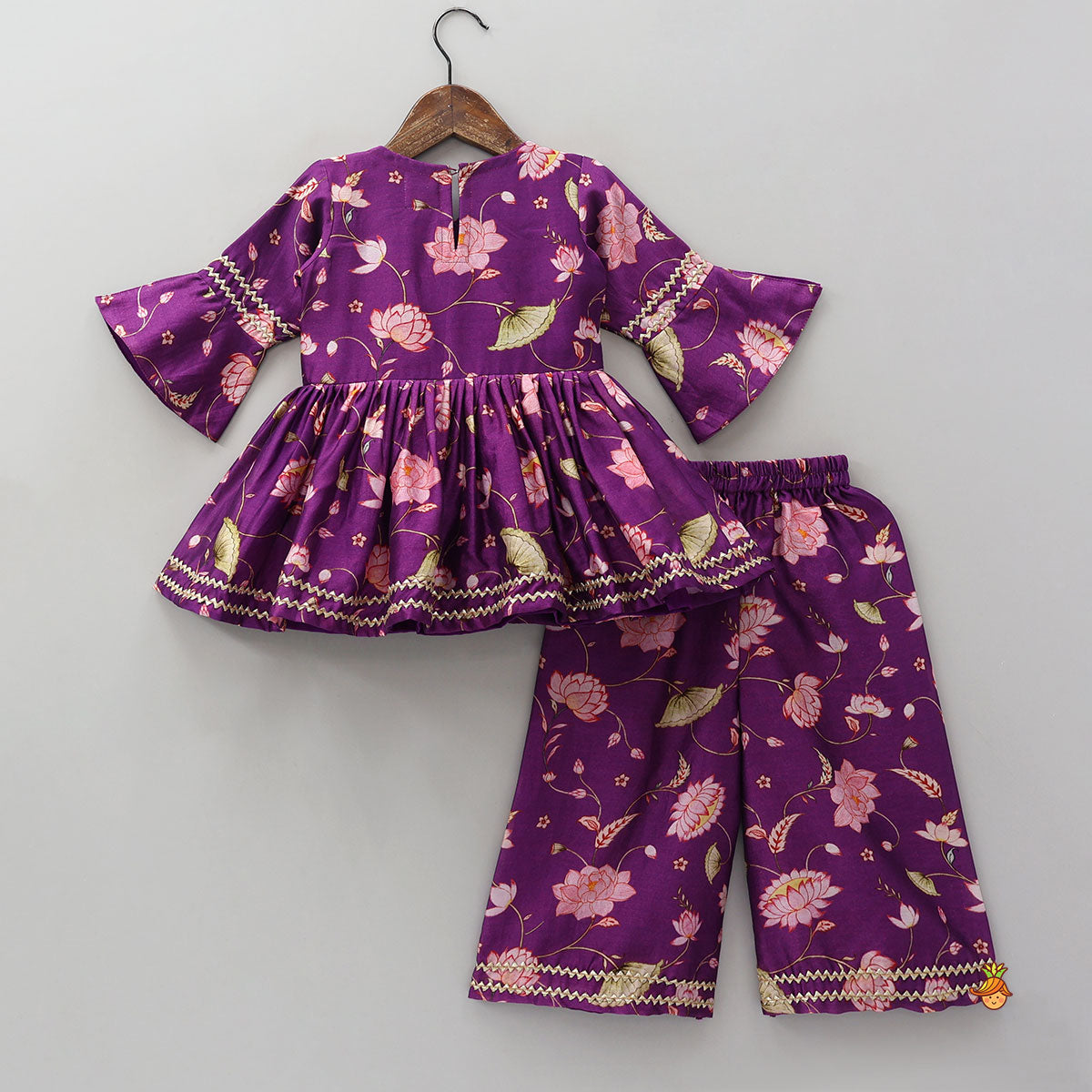 Angarkha Style Kurti And Palazzo