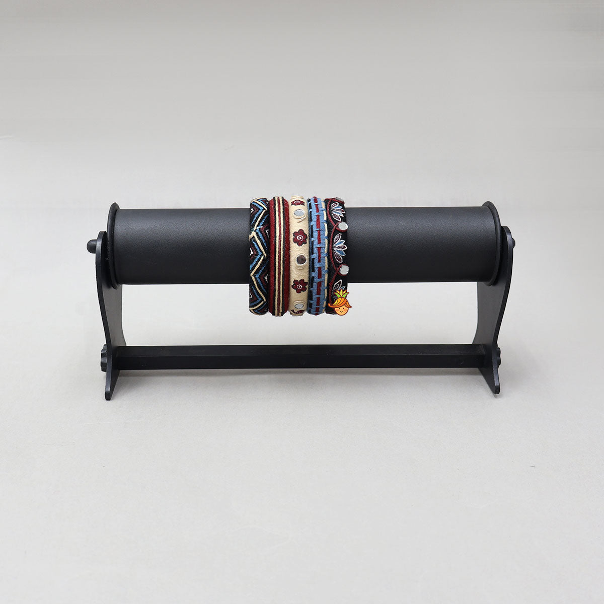 Hand-Painted And Handmade Mirror Work Bangles