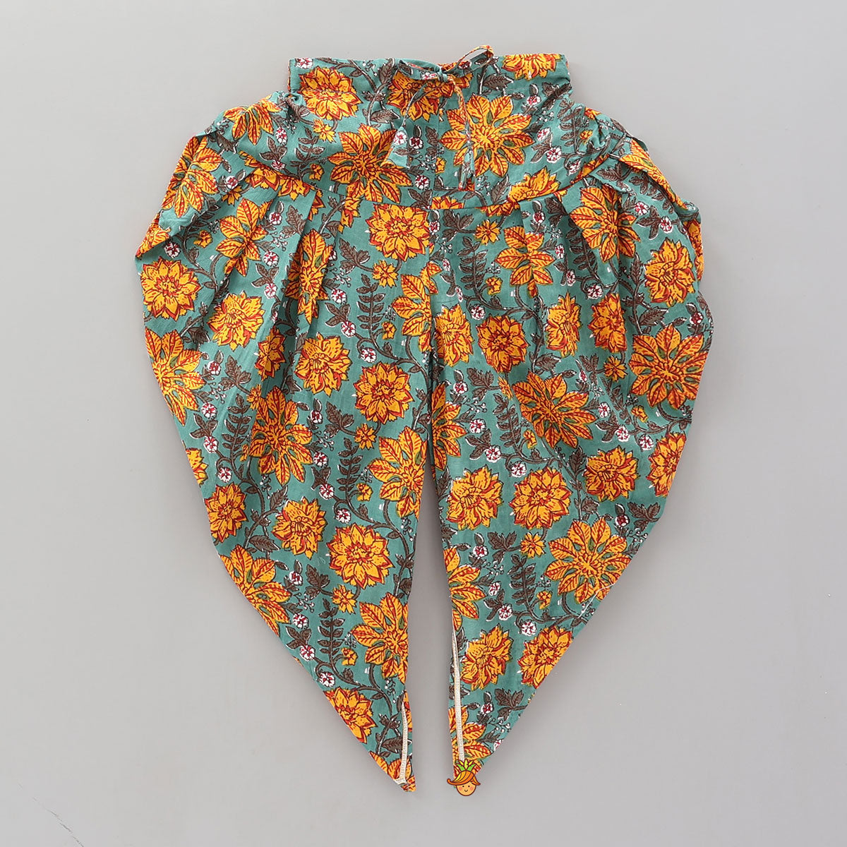 Floral Printed Strappy Kurti With Matching Dhoti