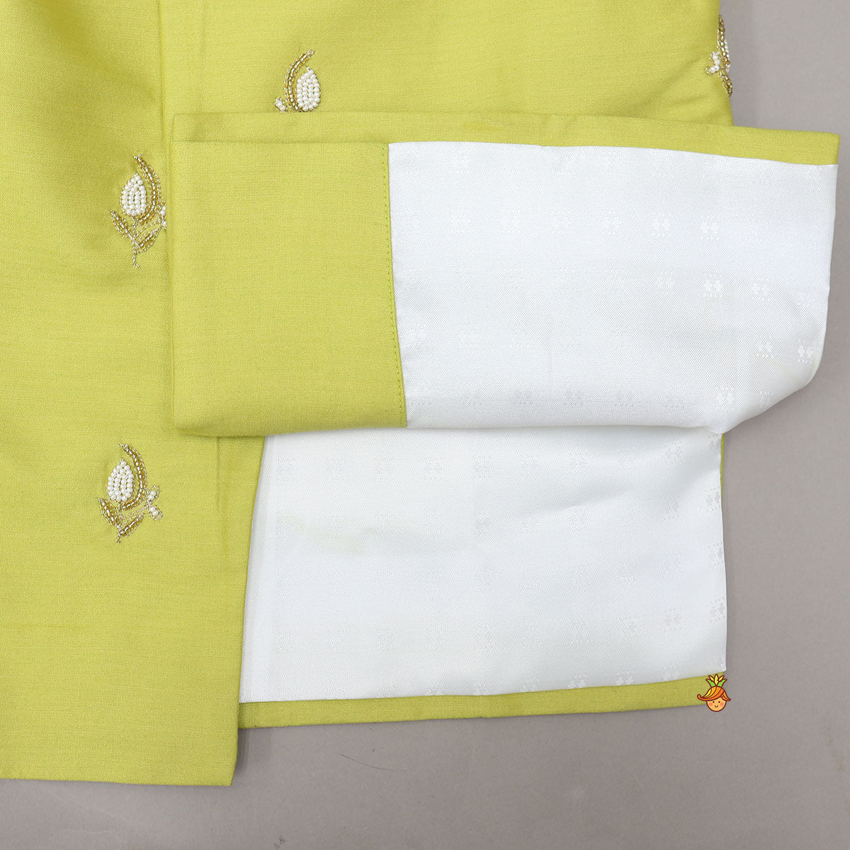 Hand Embroidered Sherwani And Dhoti