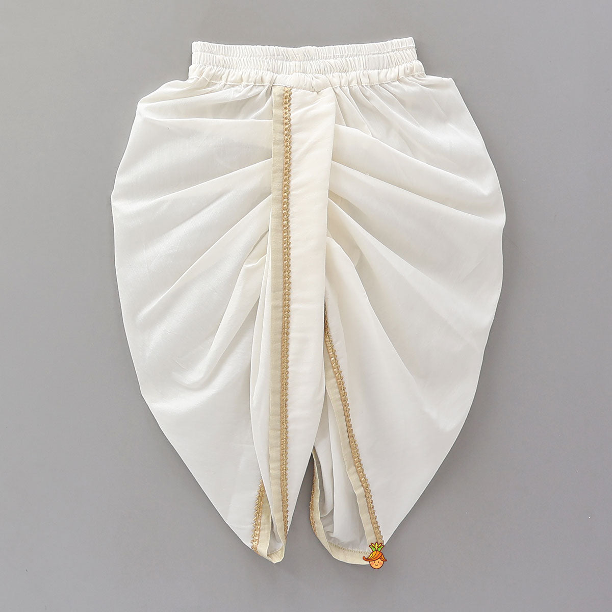 Brocade Asymmetric Sherwani And Dhoti