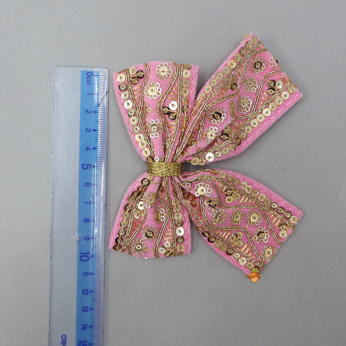 Embroidered Eye-Catching Velvet Hair Clip