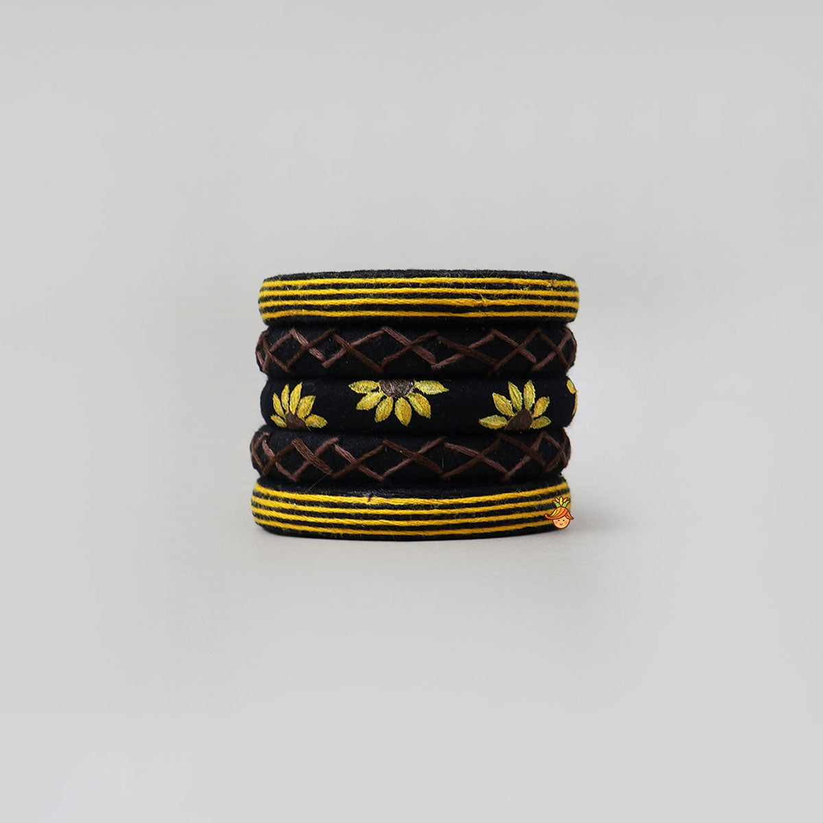 Hand-Painted And Handmade Cotton Thread Bangles