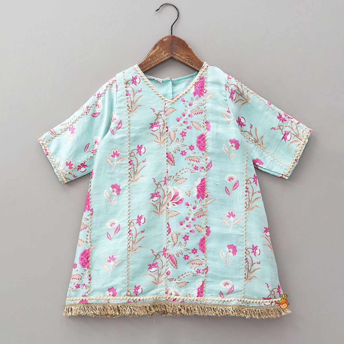 Printed Kurti And Matching Dhoti Pant