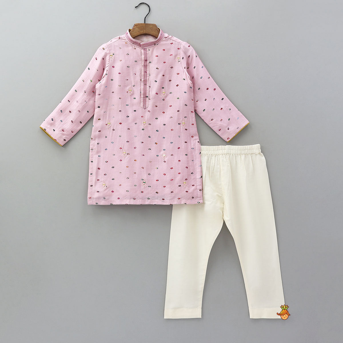 Bandhani Printed Kurta And Pyjama