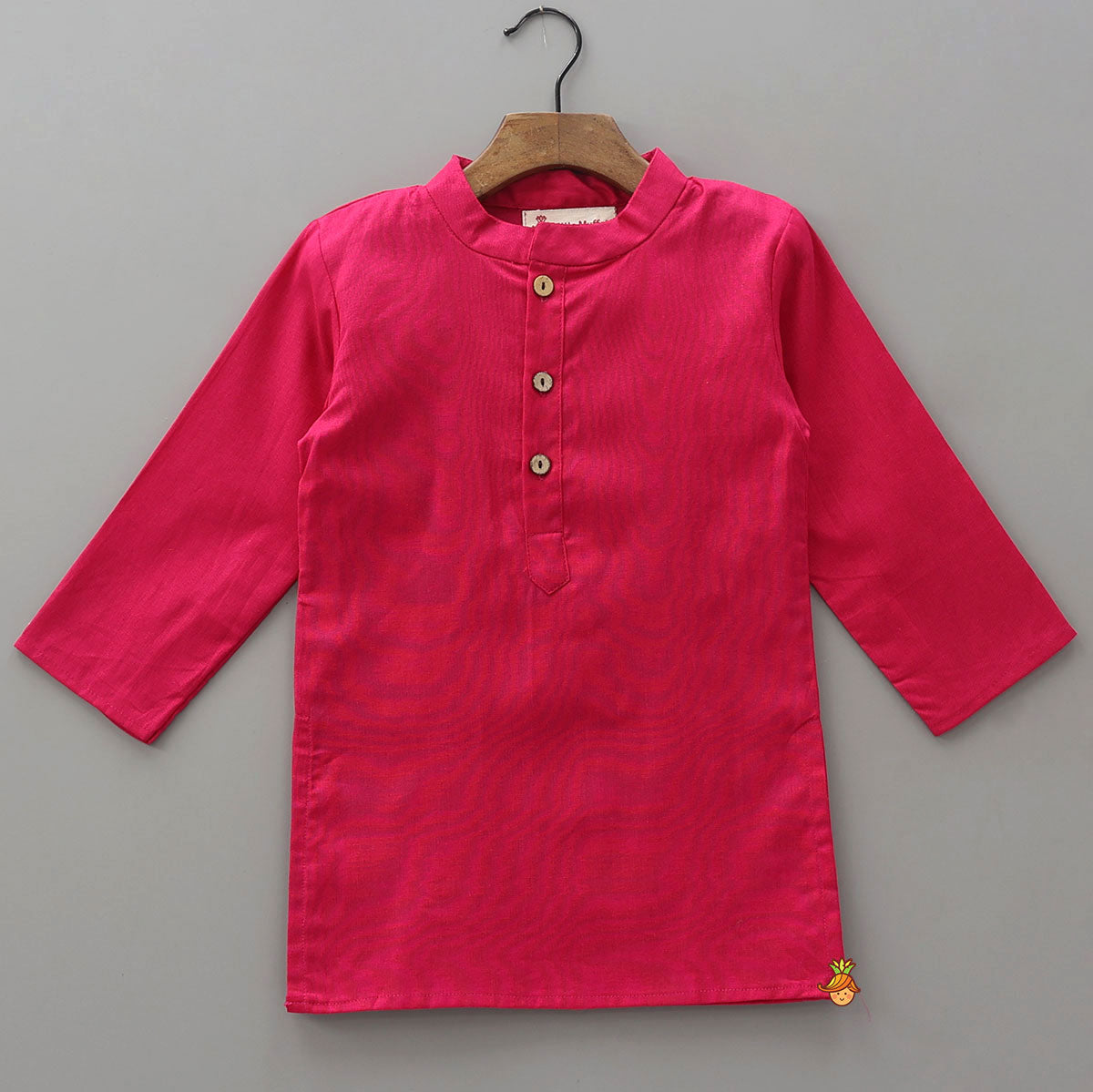 Festive Cotton Kurta With Printed Jacket And Pyjama