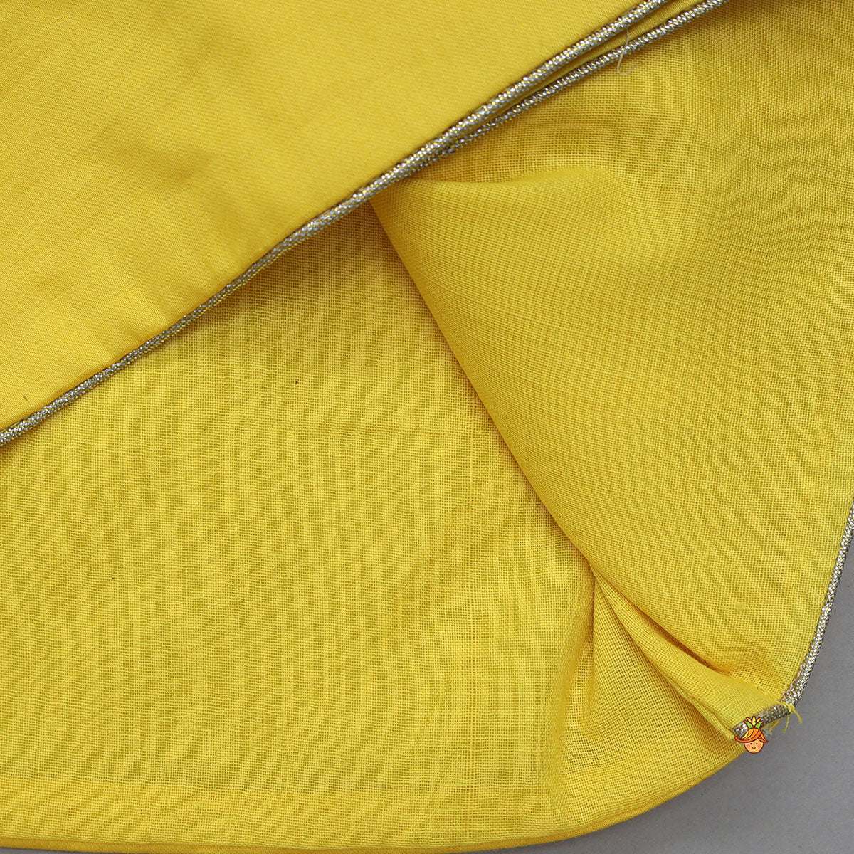 Front Dual Tie-Up Ethnic Kurta And Dhoti