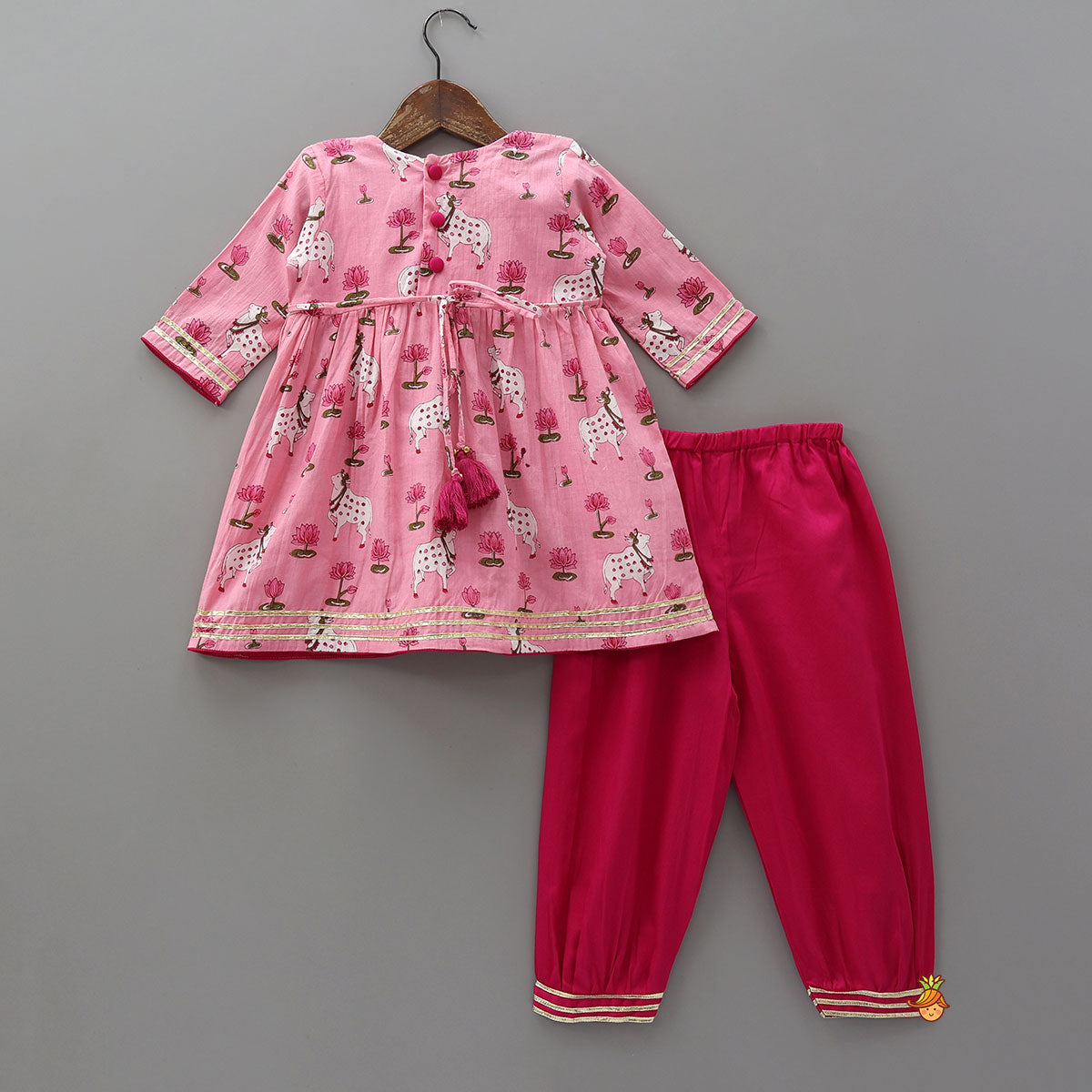 Festive Printed Kurti And Pant