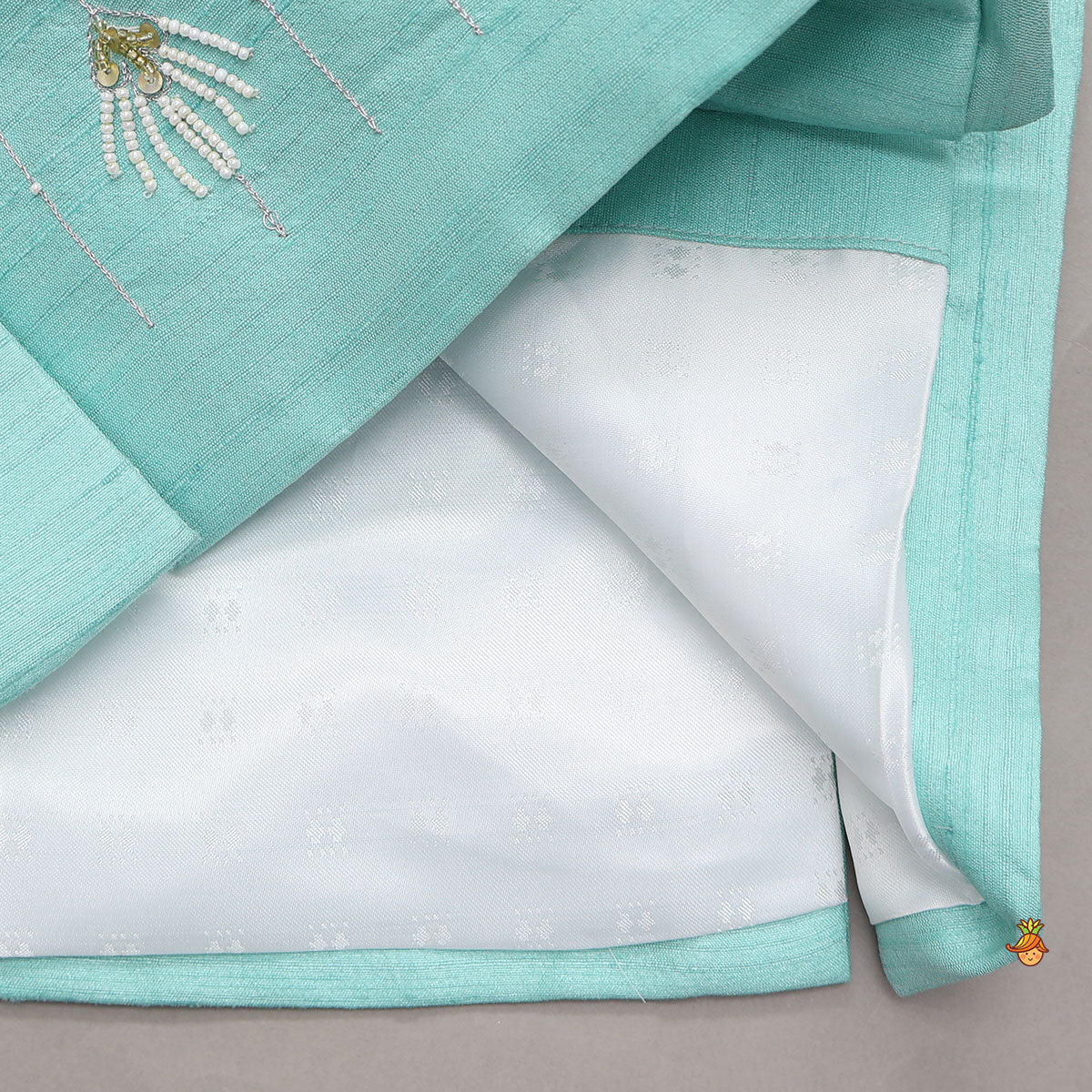 Beaded Hand-Embroidered Sherwani And Dhoti