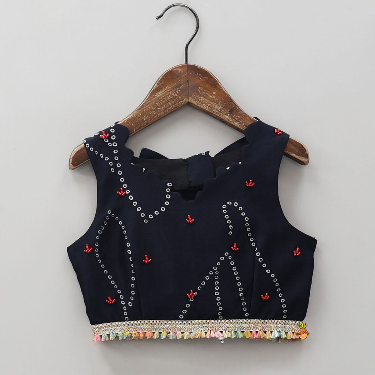 Stunning Bandhani Printed Crop Top And Palazzo