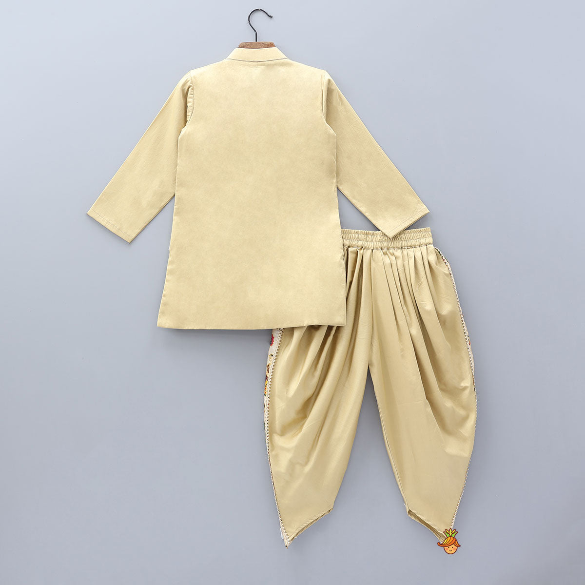 Traditional Patch Work Kurta And Dhoti Pant