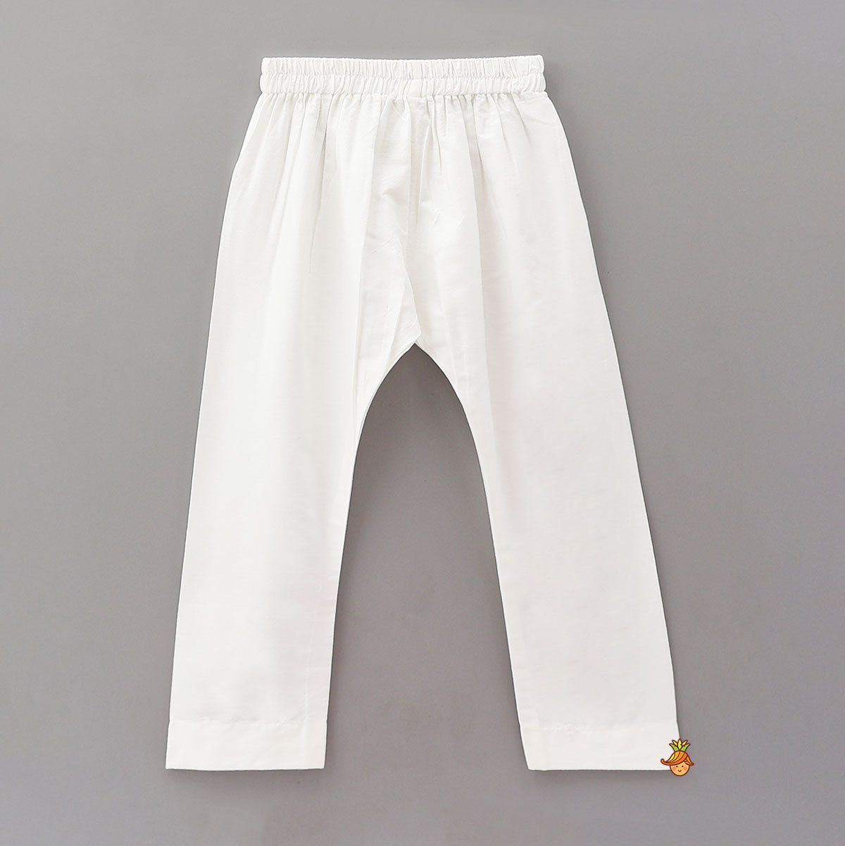 Thread Embroidered Ethnic Kurta With Floral Jacket And Pyjama