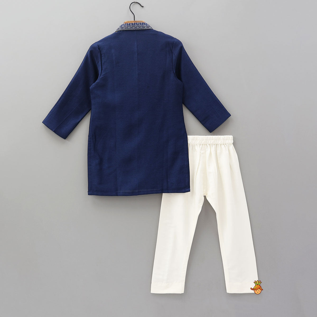 Embroidered Yoke Kurta And Pyjama