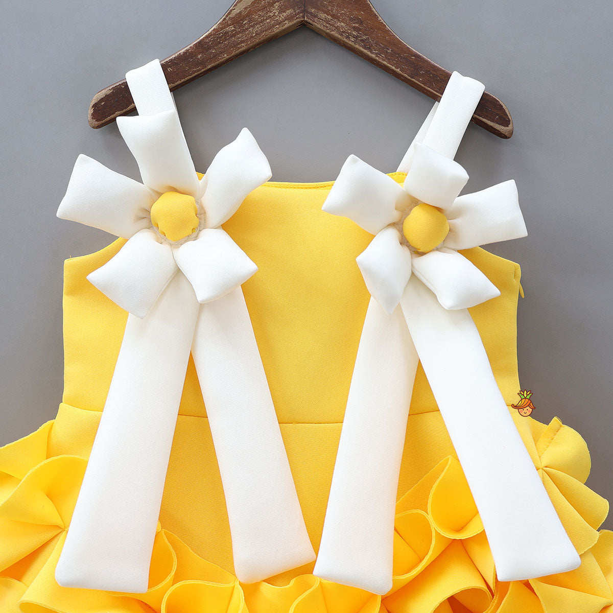 Neoprene Ruffle Dress