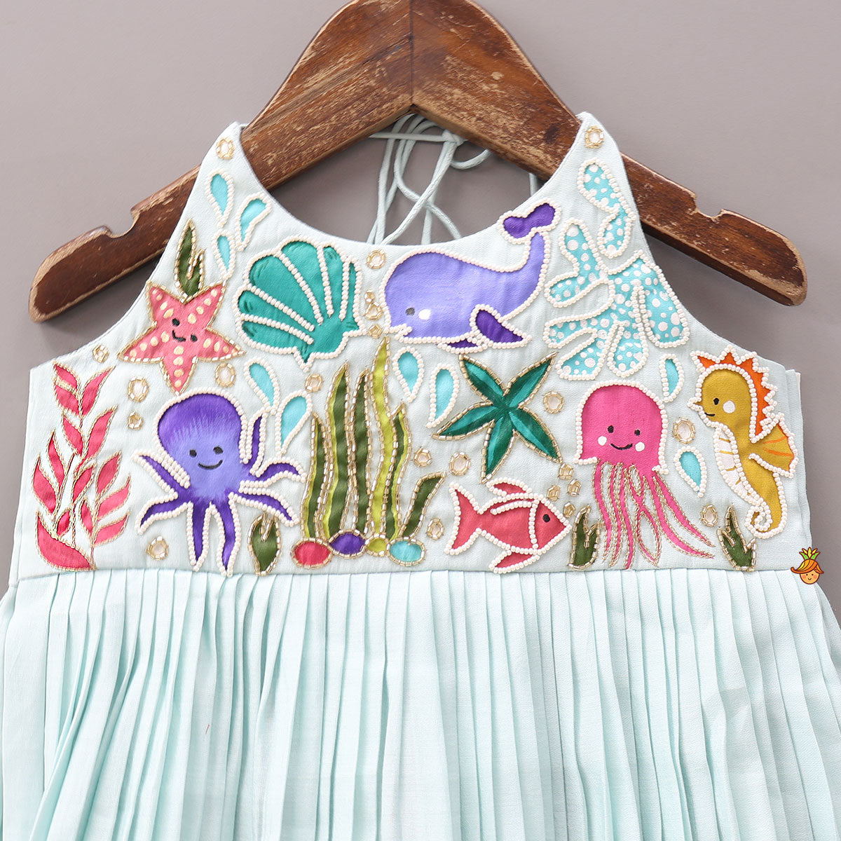 Hand-Painted And Hand-Embroidered Kurti