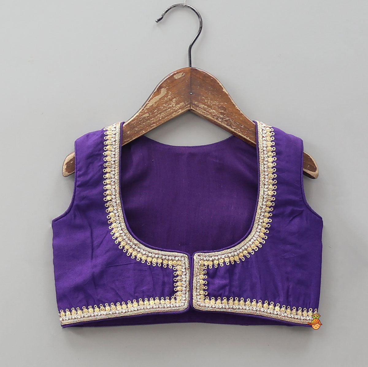Shimmery Anarkali With Hand Embroidered Crop Jacket