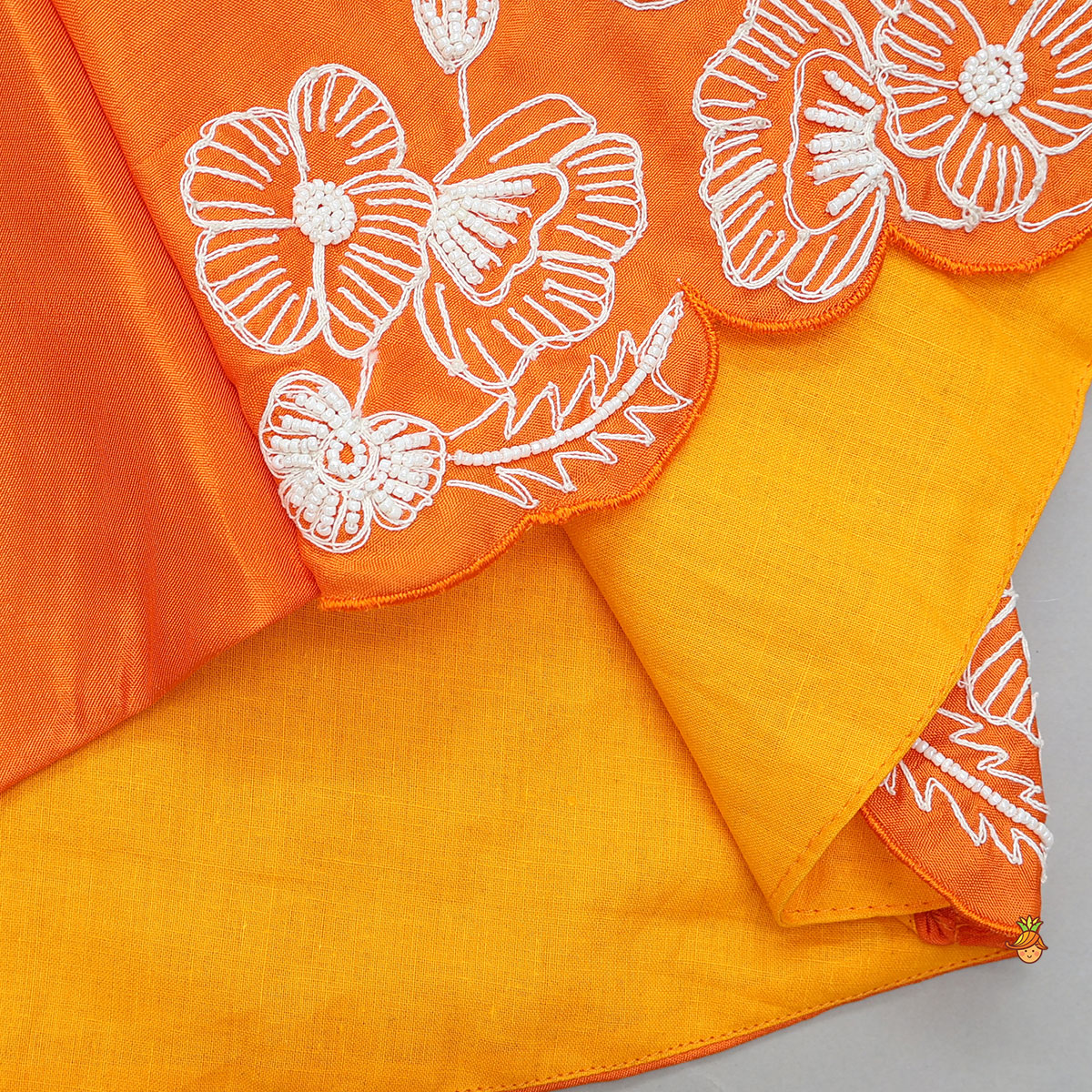 Floral Embroidered Kurti With Sharara And Dupatta
