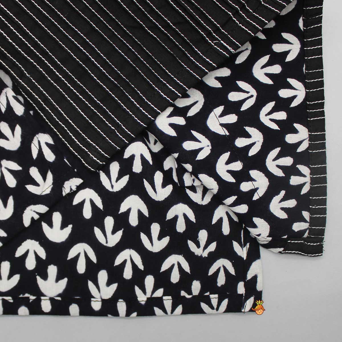 Hand Block Printed Kurta And Pyjama