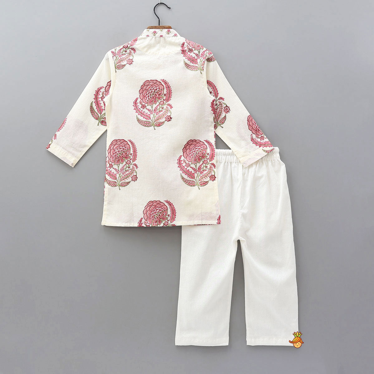 Front Placket Cotton Kurta And Pyjama