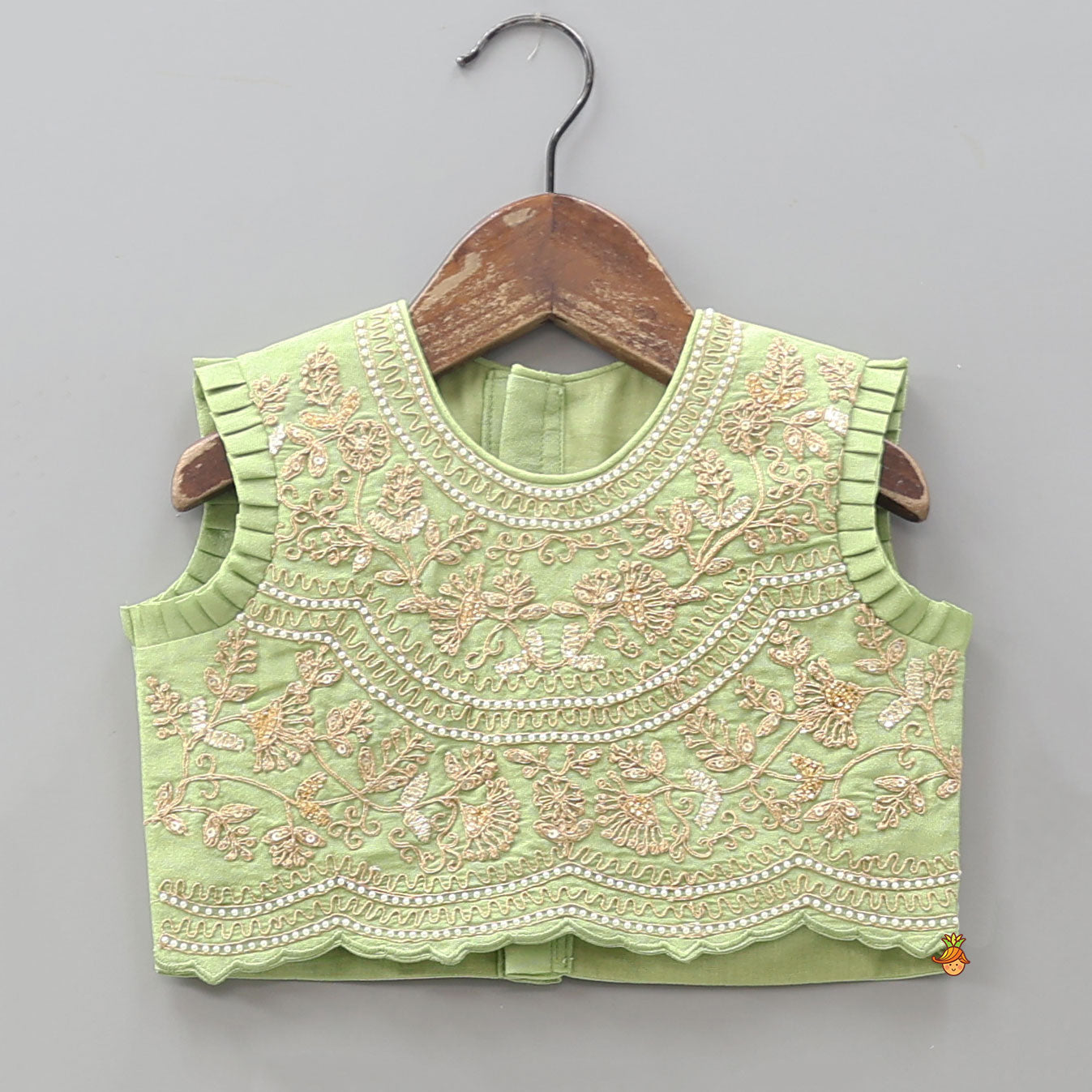 Exquisite Threadwork And Sequin Embroidered Top With Lehenga And Dupatta