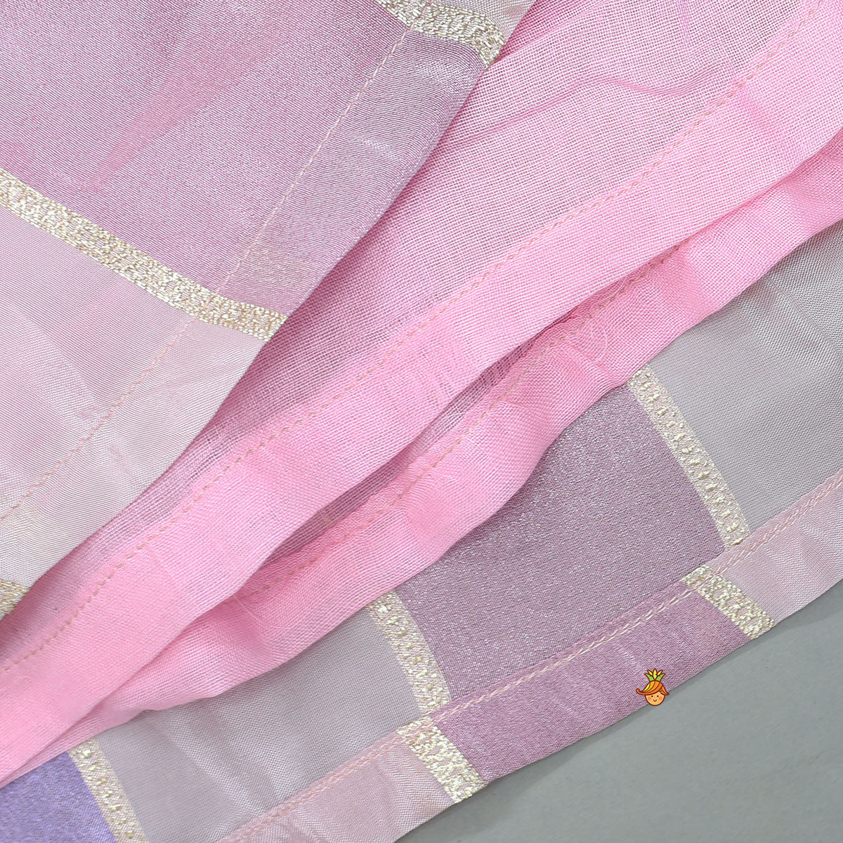 Lace Detailed A-Line Kurta With Farshi Salwar