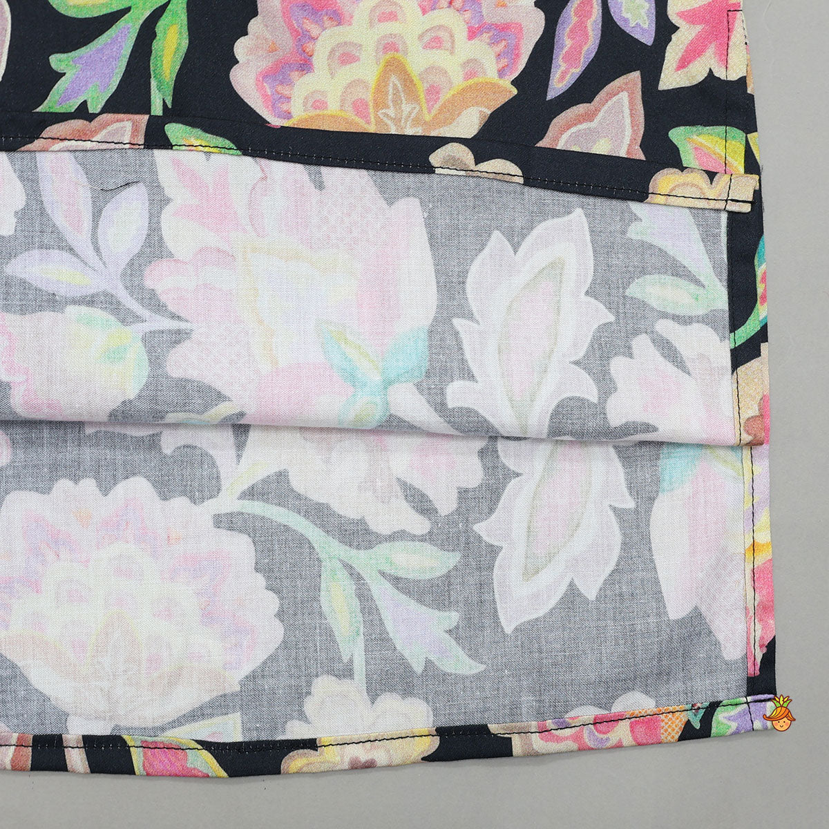Vibrant Floral Printed Kurta And Pyjama