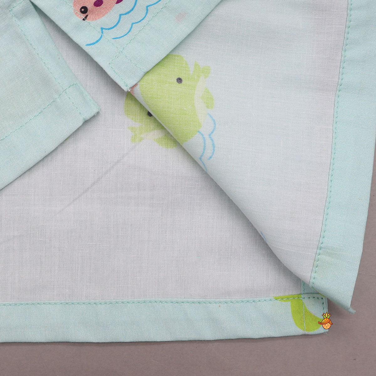 Ocean-Themed Printed Cotton Sleepwear