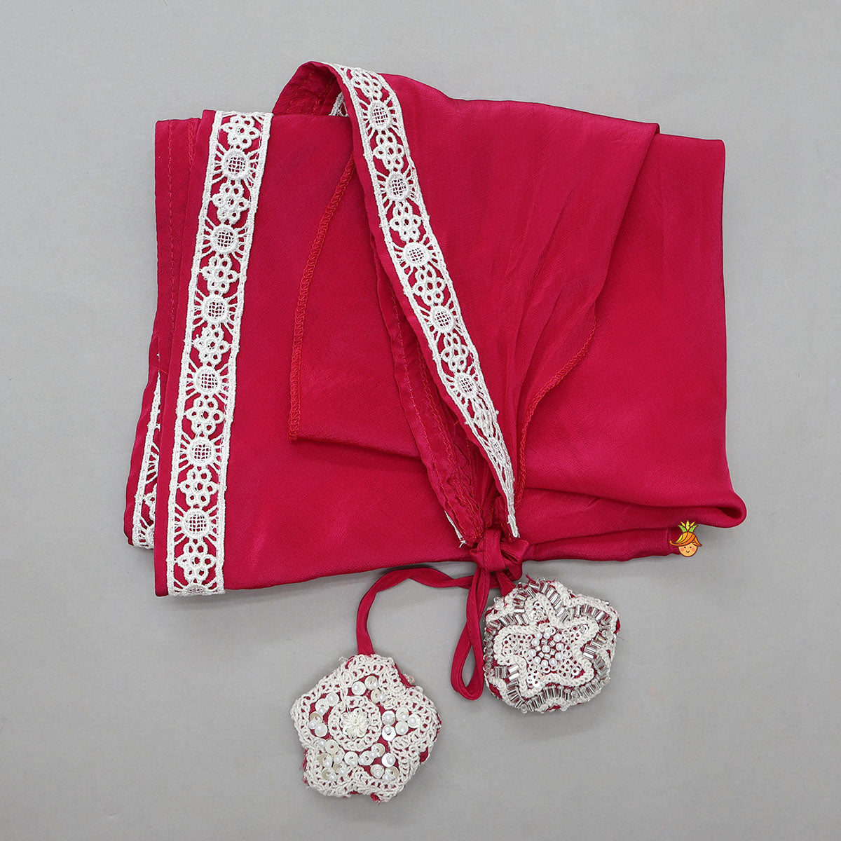 Stylish Front-Cut Top With Pleated Lehenga And Dupatta