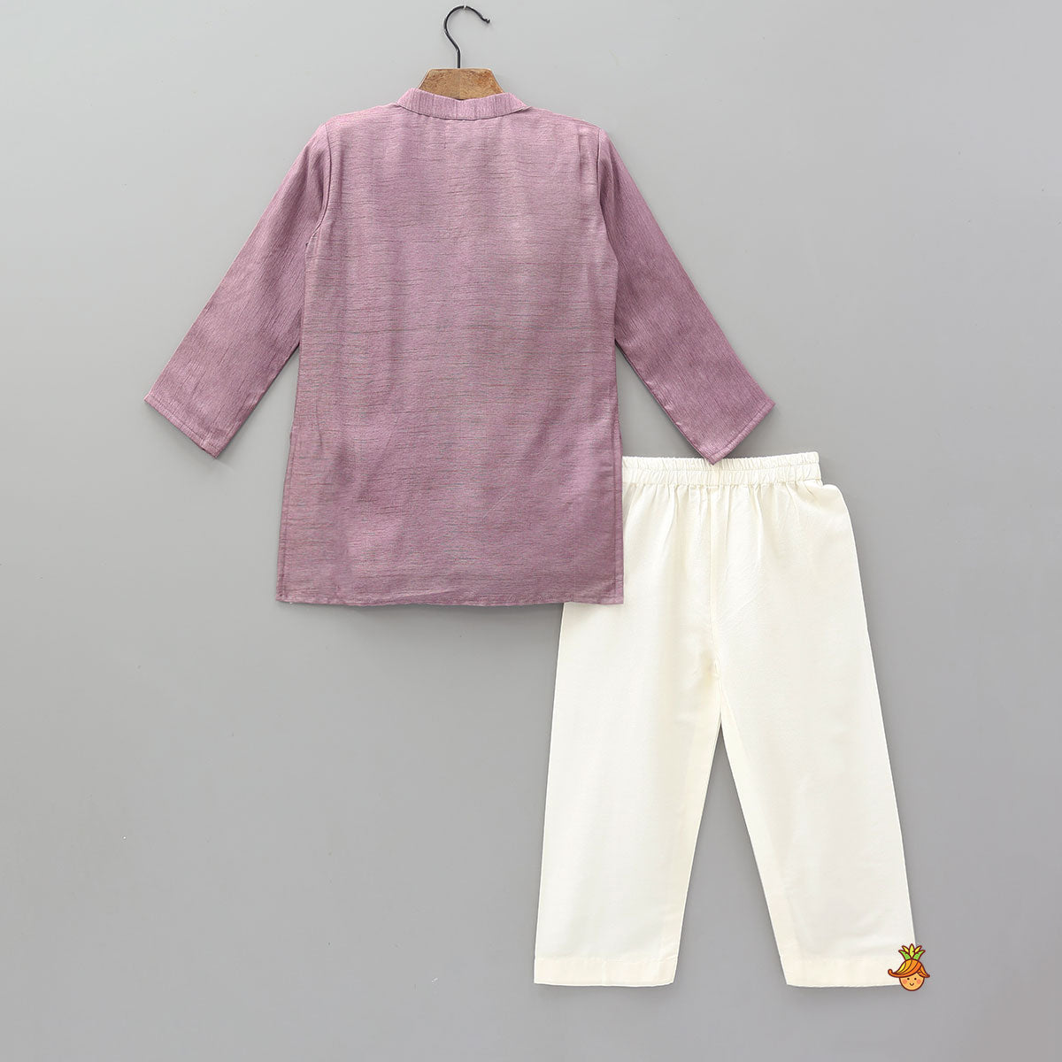 Faux Mirror Work Kurta With Pyjama