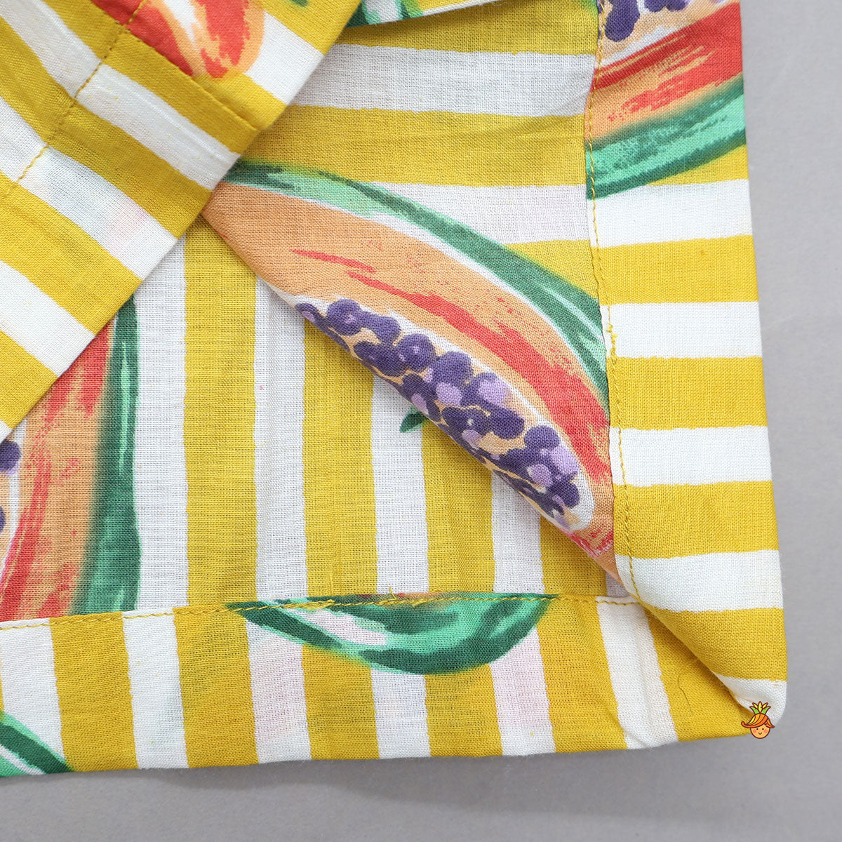 Playful Fruit Printed Patch Pocket Sleepwear