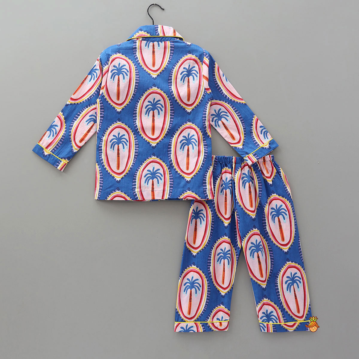 Tropical Printed Patch Pocket Sleepwear