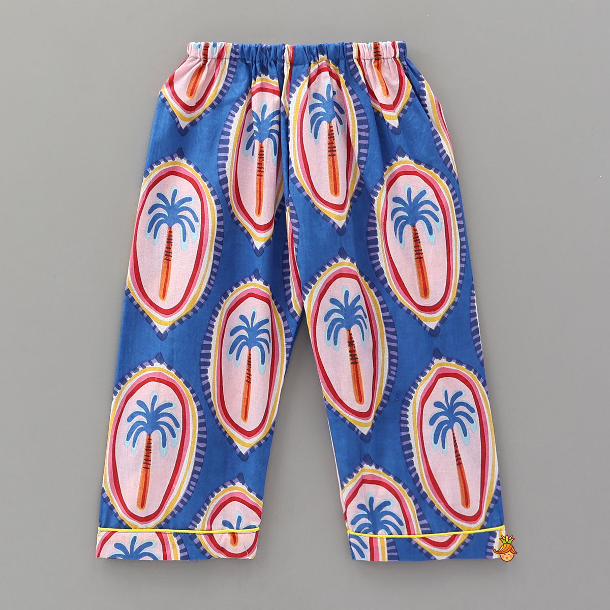 Tropical Printed Patch Pocket Sleepwear