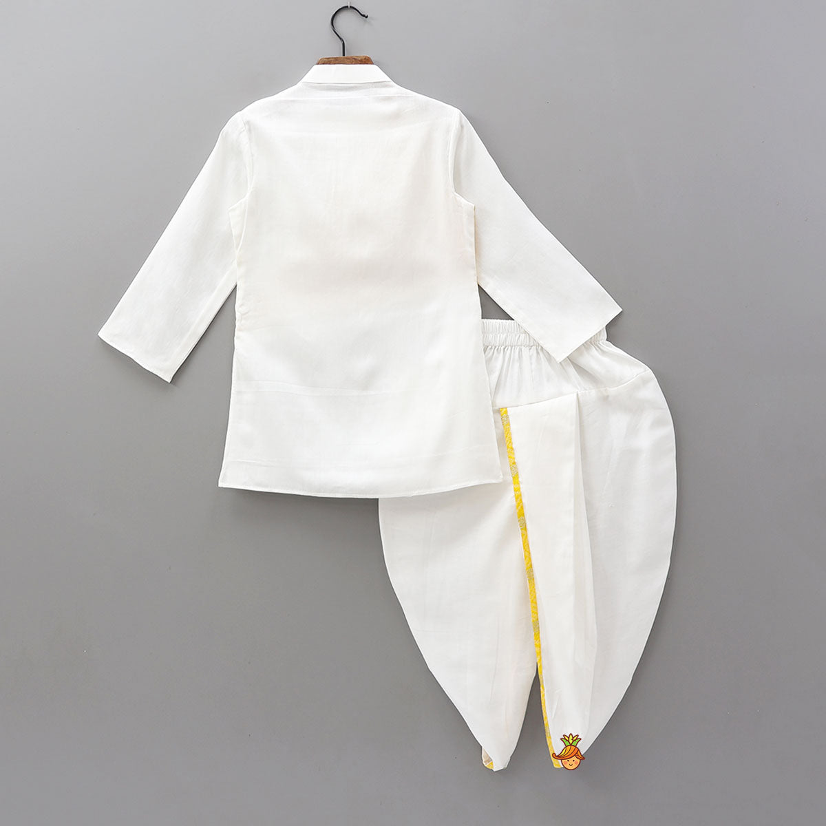 Patch Work Kurta And Dhoti