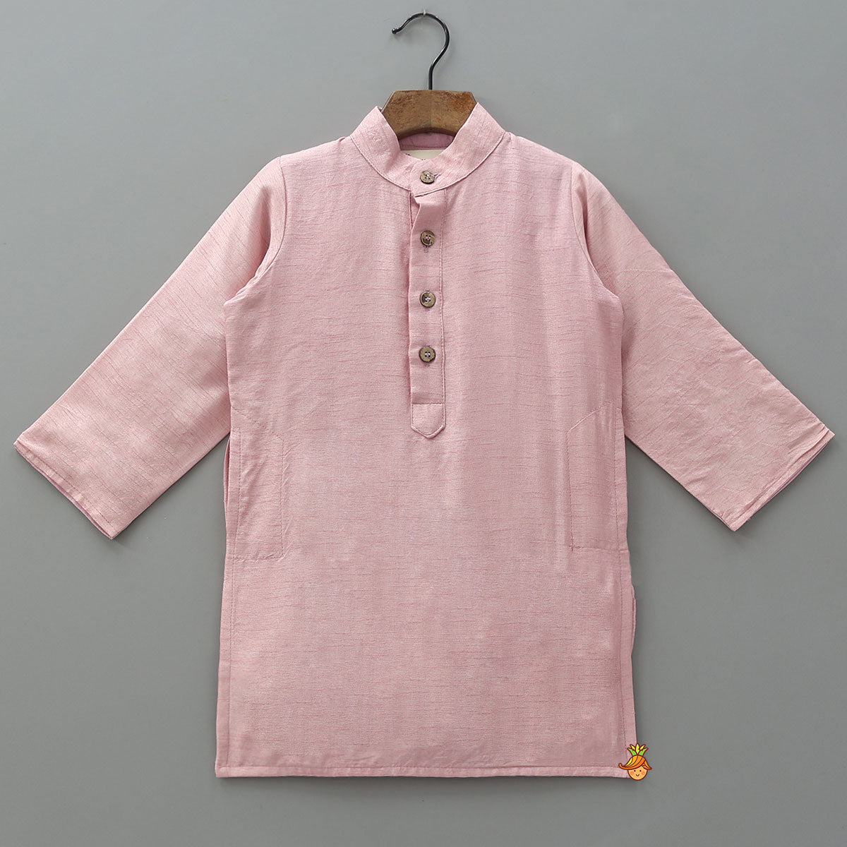 Elegant Silk Kurta With Floral Thread Embroidered Jacket And Pyjama